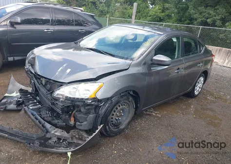 2015 Nissan Sentra Sv from USA, damaged, VIN 3N1AB7AP0FL633776